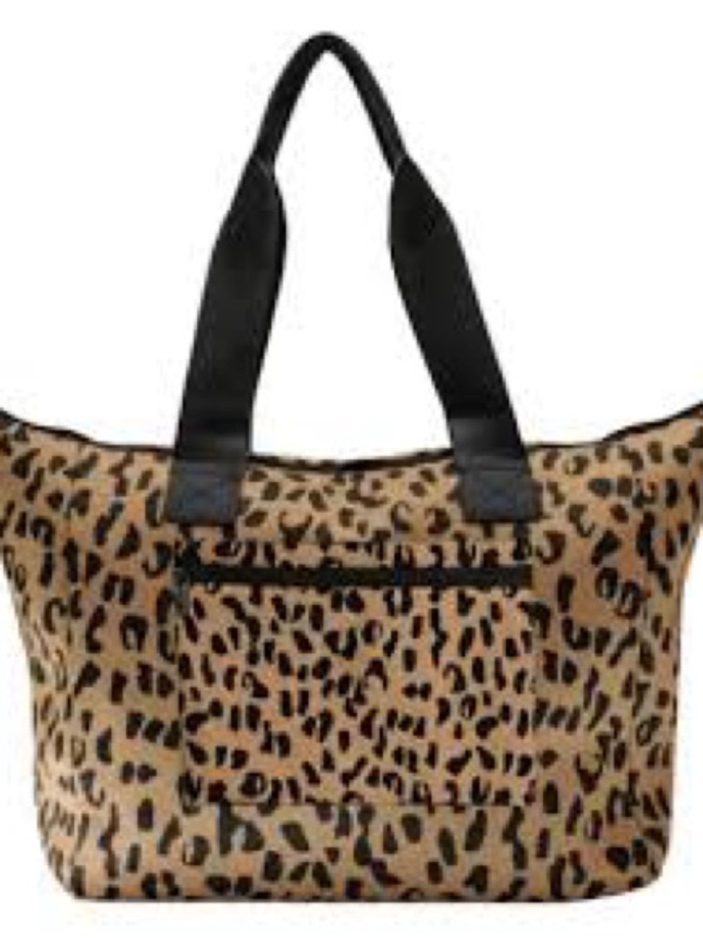 Mytagalong Medium Leopard Travel Bag with Handles